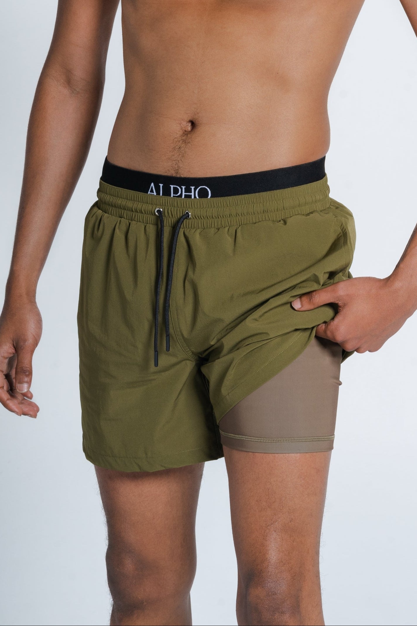 L'emblématique short de bain Alpho