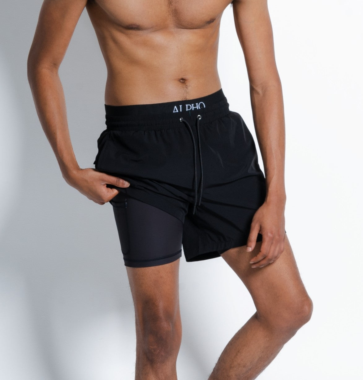 L'emblématique short de bain Alpho